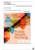 Test Bank For &lpar;Public Health Nursing 11th Edition &rpar;Stanhope&comma; 2024&lowbar;LATEST EDITION