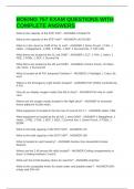 BOEING 757 EXAM QUESTIONS WITH COMPLETE ANSWERS