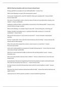 EXPH 101 final Exam Questions with Correct Answers Already Passed 