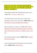 CWEA COLLECTION SYSTEMS MAINTENANCE EXAM 2025&sol; ACTUAL 150 EXAM QUESTIONS WITH CORRECT DETAILED AND VERIFIED ANSWERS&sol; ALREADY GRADED A&plus;