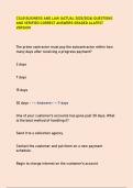 CSLB BUSINESS AND LAW &lpar;ACTUAL 2025&sol;2026&rpar; QUESTIONS  AND VERIFIED CORRECT ANSWERS GRADED ALATEST  VERSIONCSLB BUSINESS AND LAW &lpar;ACTUAL 2025&sol;2026&rpar; QUESTIONS  AND VERIFIED CORRECT ANSWERS GRADED ALATEST  VERSION