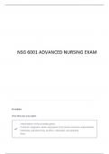 ADVANCED NURSING NSG 6001 EXAM QUESTIONS WITH 100&percnt; CORRECT ANSWERS