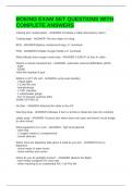 BOEING EXAM SET QUESTIONS WITH COMPLETE ANSWERS