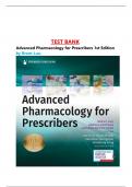                                TEST BANK Advanced Pharmacology for Prescribers 1st Edition by Brent Luu&period;