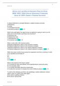 NEVADA LIFE AND HEALTH INSURANCE PRACTICE EXAM &lpar;NEW 2025&sol; 2026 UPDATE&rpar; QUESTIONS & ANSWERS&vert; GRADE A&vert; 100&percnt; CORRECT &lpar;VERIFIED SOLUTION&rpar;