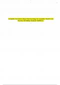 Complete Test Bank Lilleys Pharmacology for Canadian Health Care Practice 4th Edition Sealock&excl; RATED A&plus;&period;pdf