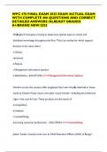 WPC 470 FINAL EXAM 2025 EXAM &sol;ACTUAL EXAM WITH COMPLETE 400 QUESTIONS AND CORRECT DETAILED ANSWERS &sol;ALREADY GRADED A&plus;&sol;BRAND NEW-2025