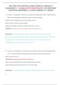 2025&sol;2026 ATI CAPSTONE ADULT MEDICAL SURGICAL ASSESSMENT 2 &sol; 50 Qs&As WITH RATIONALES&sol; ATI MED SURG CAPSTONE ASSESSMENT 2&vert;LATEST UPDATE&vert;A&plus; GRADE 