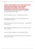 MOBILE CRANE NCCER STUDY GUIDE 2025&vert; BRAND NEW ACTUAL EXAM WITH 100&percnt; VERIFIED QUESTIONS AND CORRECT SOLUTIONS&vert; GUARANTEED VALUE PACK&vert; ACE YOUR GRADES&period;