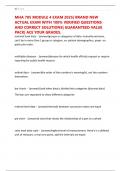 MHA 705 MODULE 4 EXAM 2025&vert; BRAND NEW ACTUAL EXAM WITH 100&percnt; VERIFIED QUESTIONS AND CORRECT SOLUTIONS&vert; GUARANTEED VALUE PACK&vert; ACE YOUR GRADES&period;