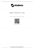 Money And Banking &lpar;BUSN 1762&rpar; Chapter 1 Quize Q & A - Keys