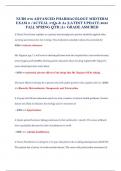  NURS 676 ADVANCED PHARMACOLOGY MIDTERM EXAM 2 &sol;ACTUAL 57Qs & As&vert;LATEST UPDATE 2025 FALL SPRING QTR&vert;A&plus; GRADE ASSURED