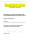 NBRC THERAPIST MULTIPLE-CHOICE SAE &lpar;FORM A&rpar; EXAM 2025&vert; BRANDNEW ACTUAL EXAM WITH 100&percnt; VERIFIED QUESTIONS AND CORRECT SOLUTIONS&vert; GUARANTEED VALUE PACK&vert; ACE YOUR GRADES&period;