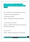 BIOC 2580 Exam 2024&sol;2025 Exam  Questions and Correct Answers &vert; New  Update