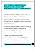 Bioc 2580 Exam 2024&sol;2025 Exam  Questions and Answers 100&percnt;  Guaranteed Success &vert; Already Rated A&plus; 
