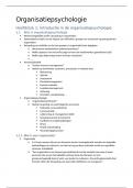 samenvatting Organisatiepsychologie 