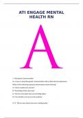 ATI ENGAGE MENTAL HEALTH RN&colon; FOUNDATIONS OF MENTAL HEALTH NURSING - CLIENT AND MENTAL HEALTH TEAM MEMBER SAFETY&colon; LEGAL & ETHICAL CONSIDERATIONS 2025