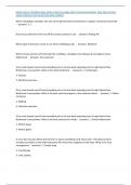 IRENE GOLD PT BOARDS FINAL EXAM&comma;PRACTICE EXAM AND STUDYGUIDE NEWEST 2024-2025 ACTUAL EXAM COMPLETE 400 QUESTIONS AND CORRECT