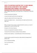 IFSTA 7TH EDITION CHAPTER TEST 14 2025&vert; BRAND NEW ACTUAL EXAM WITH 100&percnt; VERIFIED QUESTIONS AND CORRECT SOLUTIONS&vert; GUARANTEED VALUE PACK&vert; ACE YOUR GRADES&period;