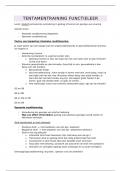 tentamentraining aantekeningen 