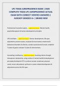 LPC TEXAS JURISPRUDENCE EXAM &vert; 2025  COMPLETE TEXAS LPC JURISPRUDENCE ACTUAL  EXAM WITH CORRECT VERIFIED ANSWERS &vert;  ALREADY GRADED A&plus; &vert; BRAND NEW