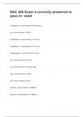 NSC 358 Exam 3 correctly answered to pass A&plus; rated