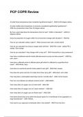 PCP COPR Review QUESTIONS WITH DETAILED VERIFIED ANSWERS &lpar;100&percnt; CORRECT ANSWERS&rpar; &sol;ALREADY GRADED A&plus;