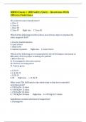 MRSO Exam 1 &lpar;MR Safety Quiz&rpar; - Questions With Efficient Solutions
