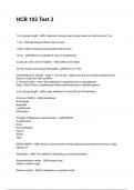 HCB 102 Test 3 QUESTIONS WITH DETAILED VERIFIED ANSWERS &lpar;100&percnt; CORRECT ANSWERS&rpar; &sol;ALREADY GRADED A&plus;