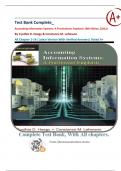 Test Bank Complete&lowbar; Accounting Information Systems&colon; A Practictioner Emphasis 10th Edition&comma; &lpar;2021&rpar; By Cynthia D&period; Heagy & Constance M&period; Lehmann&vert; All Chapter 1-14&vert; Latest Version With Verified Answers&vert; Rated A&plus;