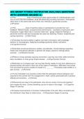 ACE GROUP FITNESS INSTRUCTOR 2025&sol;2026 QUESTIONS WITH ANSWERS GRADED A&plus;