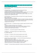 ACE GROUP FITNESS INSTRUCTOR EXAM 2025&sol;2026 QUESTIONS WITH ANSWERS GRADED A&plus;