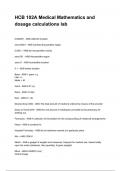 HCB 102 QUESTIONS WITH DETAILED VERIFIED ANSWERS &lpar;100&percnt; CORRECT ANSWERS&rpar; &sol;ALREADY GRADED A&plus; &lpar;ALL  BUNDLED HERE&excl;&excl;&excl;&rpar;