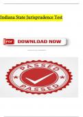 Indiana State Jurisprudence Test 2025