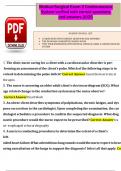 Medical Surgical Exam 2 Cardiovascular  System verified with correct questions  and answers 2025 