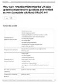 WGU C214 Financial Mgmt Pass the OA 2025 update&vert;comprehensive questions and verified answers &lpar;complete solutions&rpar; GRADE A&plus;&excl;&excl;