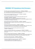 BOEING 787 Questions And Answers