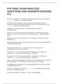 FF2 FINAL EXAM PRACTICE QUESTIONS AND ANSWERS &lpar;GRADED A&plus;&rpar;