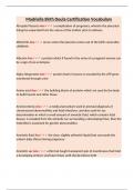 Madriella Birth Doula Certification Vocabulary&period;