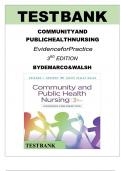 Test Bank For Community and Public Health Nursing&semi; Evidence For Practice 3rd Edition 2025 By Rosanna F&period; Demarco and Judith Healey Walsh