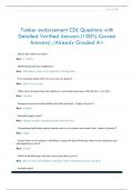 Tanker endorsement CDL Questions with  Detailed Verified Answers (100% Correct  Answers) /Already Graded A+