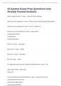 GI System Exam Prep Questions And Already Passed Answers&period;