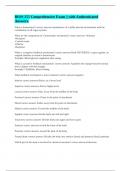 BIOS 255 Comprehensive Exam &vert;&vert; with Authenticated Answers&period;