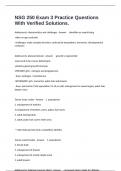 NSG 250 Exam 3 Practice Questions With Verified Solutions&period; 