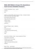 NSG 250 Midterm Exam Pre Questions And Correct Detailed Answers&period;