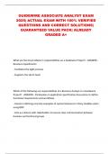 GUIDEWIRE ASSOCIATE ANALYST EXAM 2025&vert; ACTUAL EXAM WITH 100&percnt; VERIFIED QUESTIONS AND CORRECT SOLUTIONS&vert; GUARANTEED VALUE PACK&vert; ALREADY GRADED A&plus;