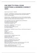 CMI 3358 FINAL EXAM QUESTIONS AND ANSWERS 100&percnt; CORRECT
