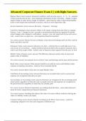 Advanced Corporate Finance Exam 1 &vert;&vert; with Right Answers&period;
