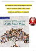 TEST BANK FOR HUMAN DEVELOPMENT&colon; A LIFE-SPAN VIEW 9TH EDITION BY ROBERT V&period; KAIL&semi; JOHN C&period; CAVANAUGH CHAPTERS 1 - 16 COMPLETE