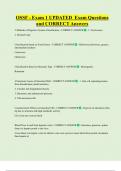 OSSF - Exam 1 UPDATED  Exam Questions  and CORRECT Answers 